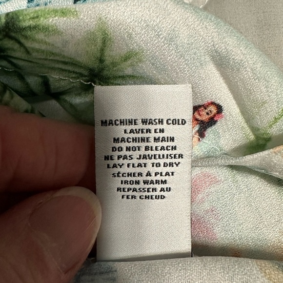 Sandrino Rose x Free People Hawaiian Pearl Snap Hula Girl Top, Size Small (v) - Picture 8 of 8